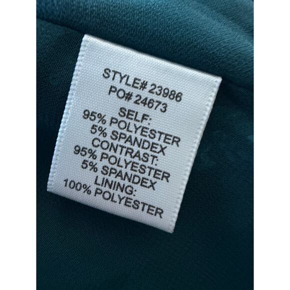 Anthropologie Skies Are Blue Green Sequin Topper Kimono Sash NWT XS/S - Picture 7 of 9